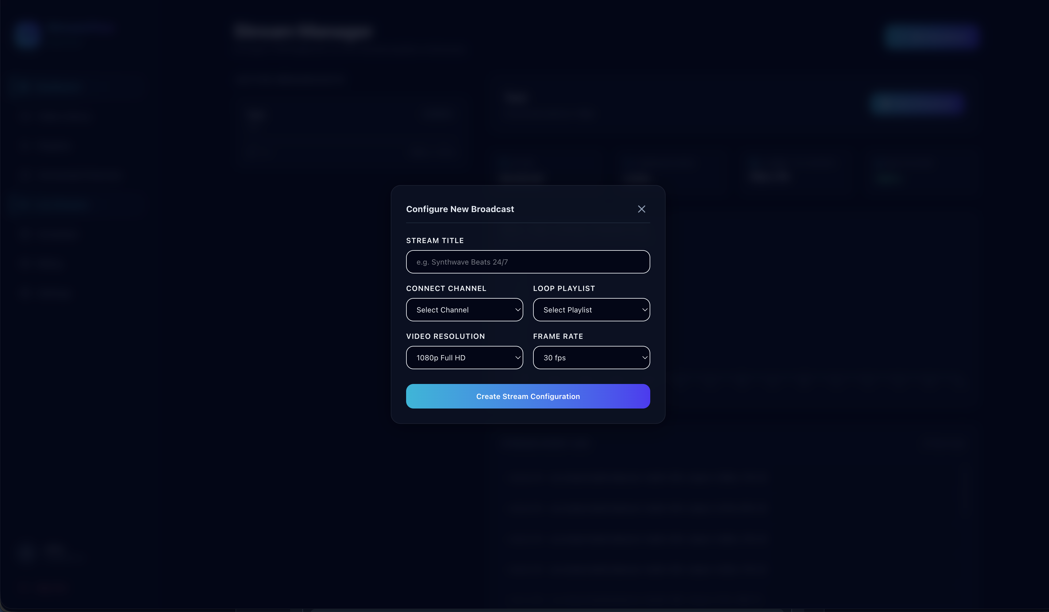 Create Stream